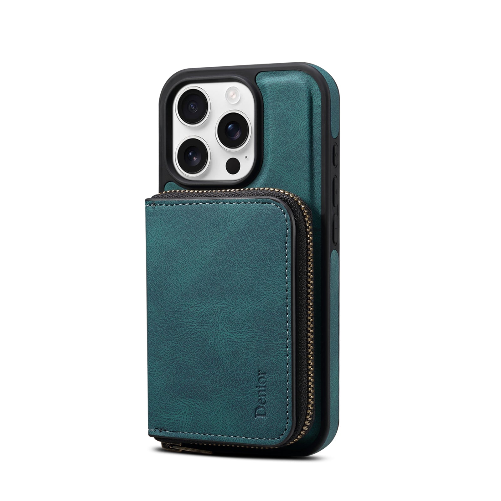 MagSafe Magnetic Wallet Leather iPhone Case –Sleek Design (Black) | PE260075