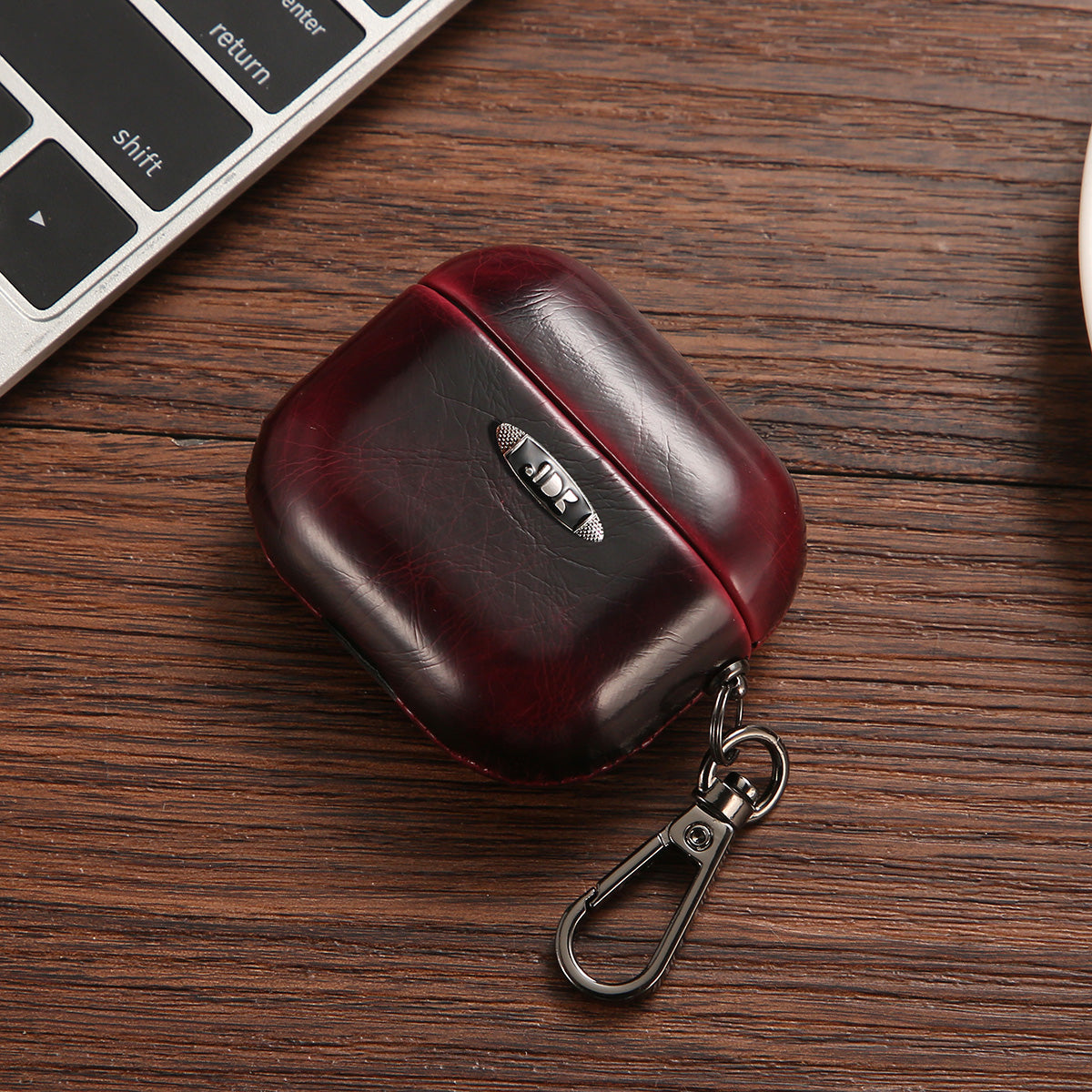 Leather Airpods Cases Red | PE260086 PADUCASE