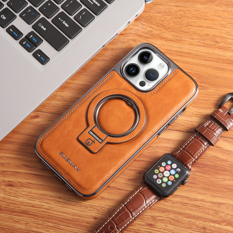 Magsafe Phone Case With Stand For iPhone Brown | PE260078 PADUCASE