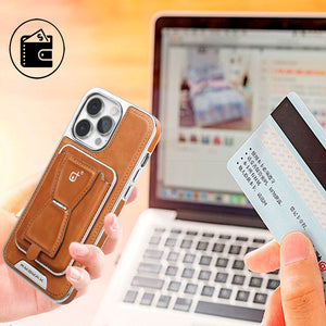 Leather Phone Case With Card Holder For iPhone | PE260084 PADUCASE