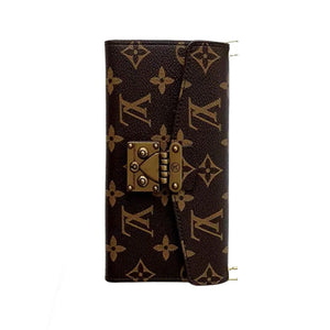 Premium Monogram iPhone Case With Wallet And Crossbody Strap For iPhone 17 Series-RCLV089 - Runycase