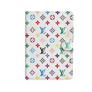 Stylish Leather Monogram iPad Case Small Printing-RCLV117 - Runycase