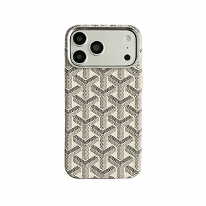 Leather GD iPhone Case MagSafe Design (Black) | PE260089 PADUCASE
