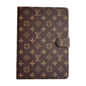 Classic Leather Monogram iPad Case Small Printing-RCLV119 - Runycase