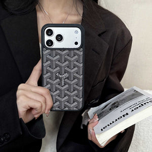 GD iPhone With Leather Case -iPhone 12–17 Compatible (Black) | PE260091 PADUCASE