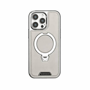 Magsafe iPhone Case With Stand Leather Style Coffee | PE260085 PADUCASE