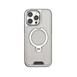 Magsafe iPhone Case With Stand Leather Style Coffee | PE260085 PADUCASE