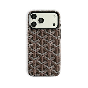 Leather GD iPhone Case MagSafe Design (Black) | PE260089 PADUCASE