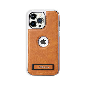 Learther Phone Case With Stand For iPhone Brown | PE260080 PADUCASE