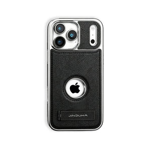 Learther iPhone Case With Stand For iPhone 17 Series Black | PE260081 PADUCASE