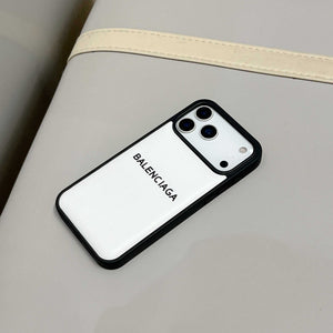 Leather B Phone Case For iPhone white | PE2600108