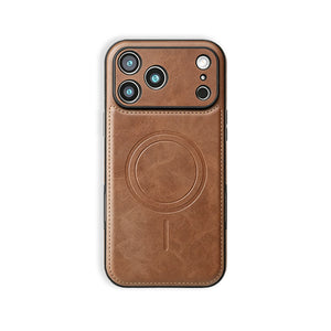 Leather Magsafe iPhone Case For iPhone 17 Series Coffee | PE260082 PADUCASE