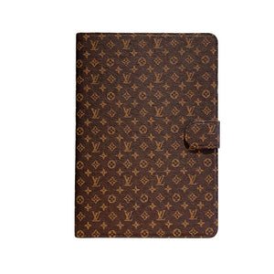 Luxury Leather Monogram iPad Case Big Printing-RCLV115 - Runycase