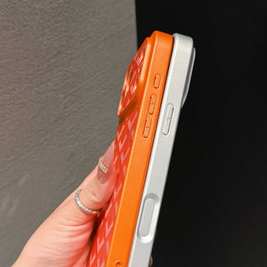 Classic Leather GD iPhone Case -Timeless Everyday Protection (Orange) | PE260092 PADUCASE