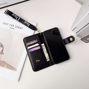 CD iPhone Case With Card Holder And Wrist Strap-RCCD156