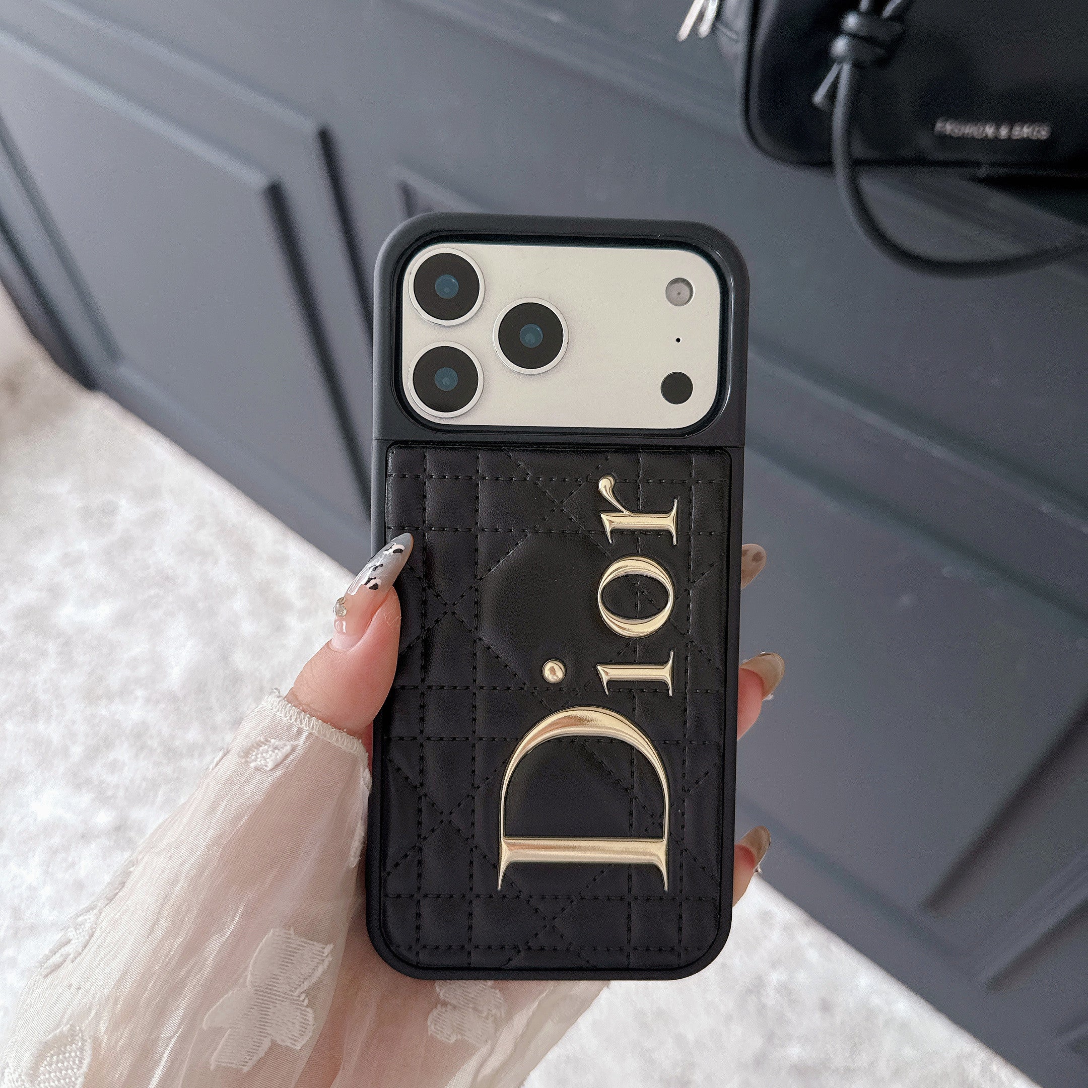 Leather CD Phone Case For iPhone black | PE2600136