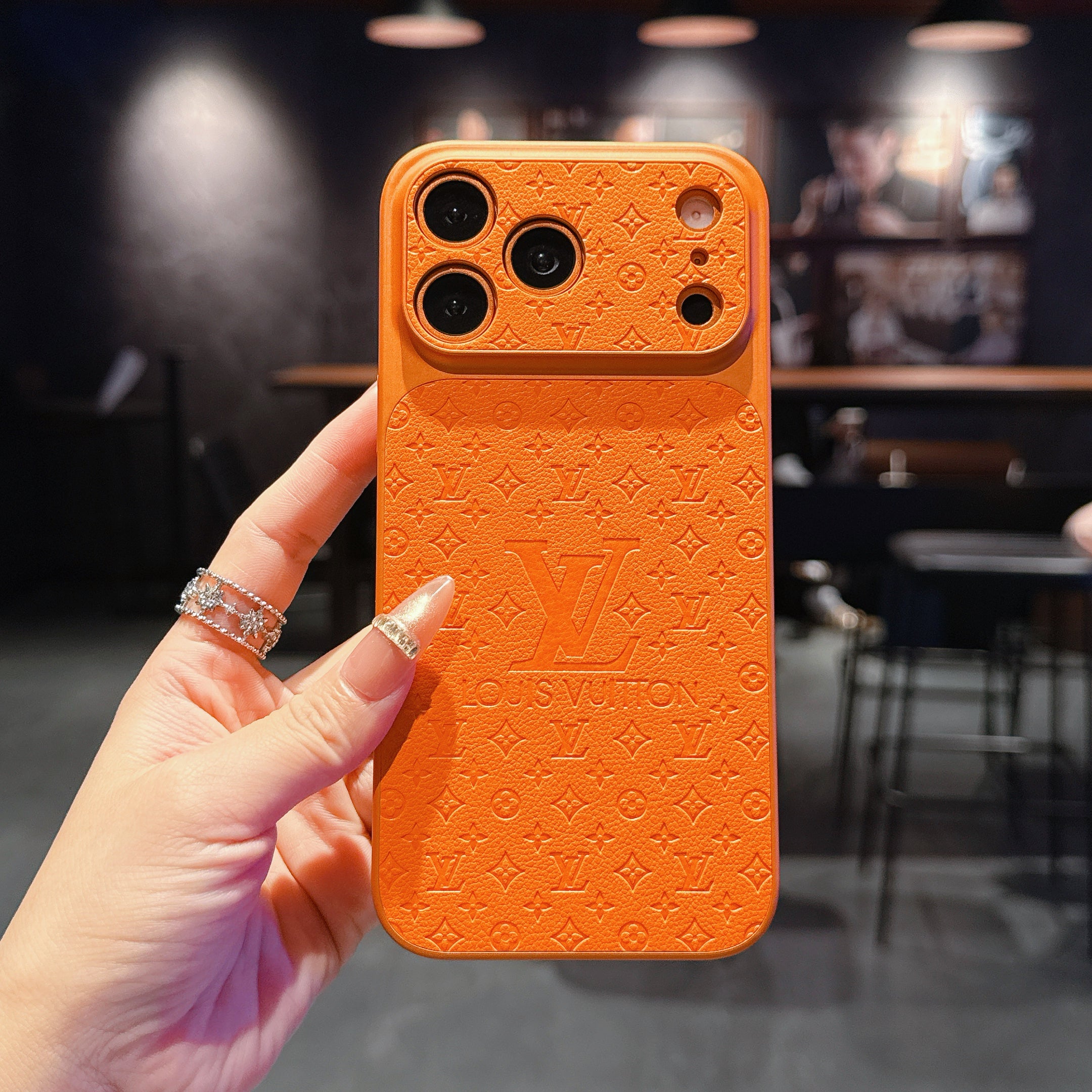 Monogram Phone Case For iPhone orange | PE2600117