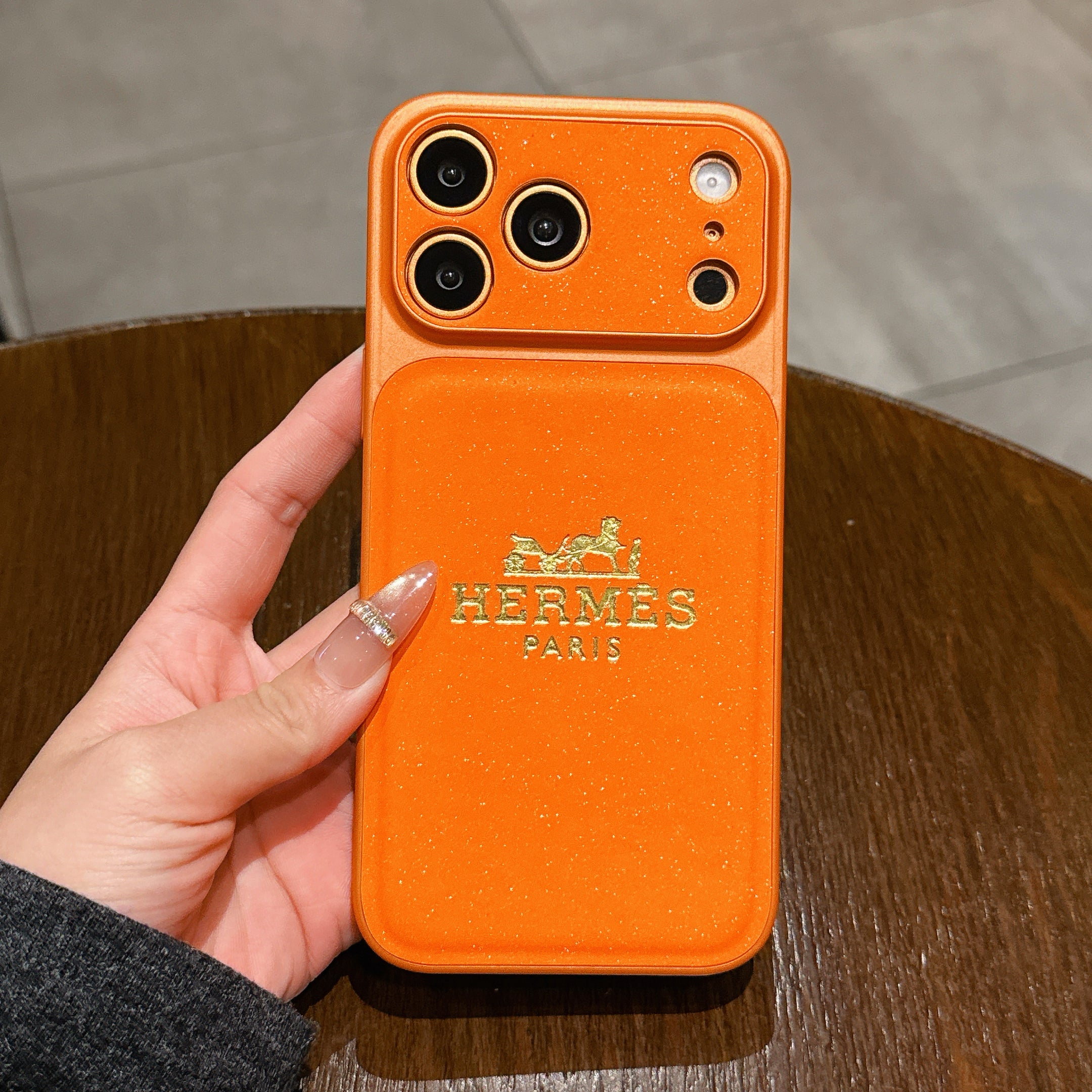 H Phone Case For iPhone orange | PE2600119
