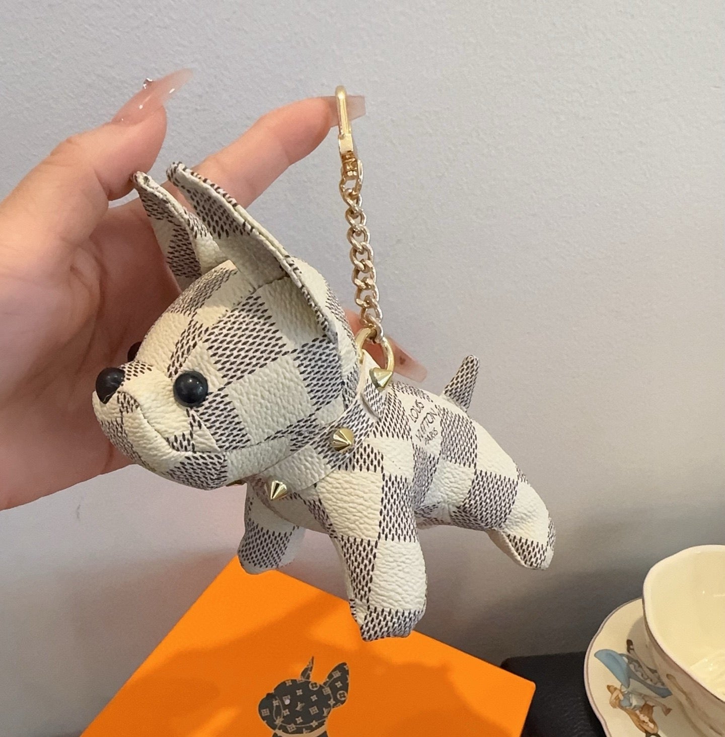 Checkered Doll Pendant | PE2600171