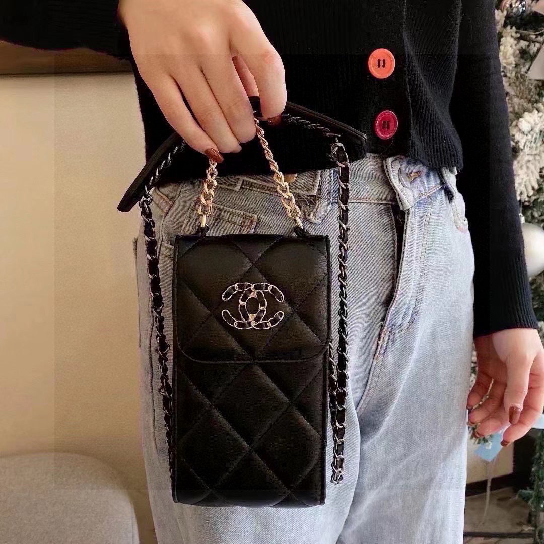 Leather CC Crossbody Phone Bag | PE2600172