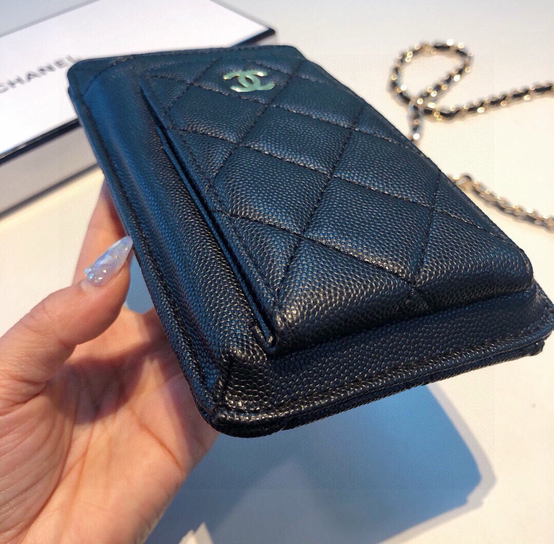 Leather CC Crossbody Phone Bag | PE2600173