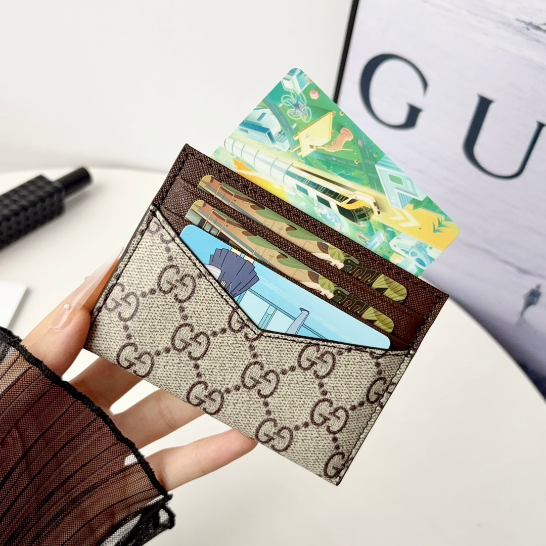Leather GG Card Wallet | PE2600182