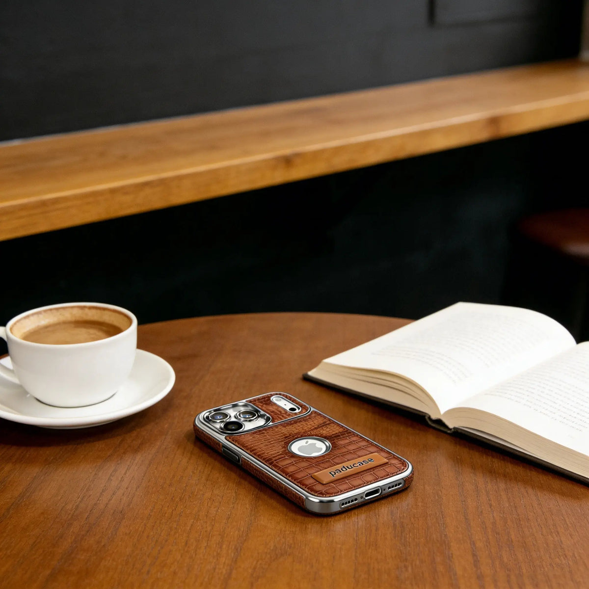 Efficiency Meets Style: Crocodile-Pattern Magnetic Foldable Stand iPhone Case