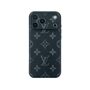 Monogram Stylish Leather iPhone Case Big Printing For iPhone 17 Series-RCLV059 - Runycase
