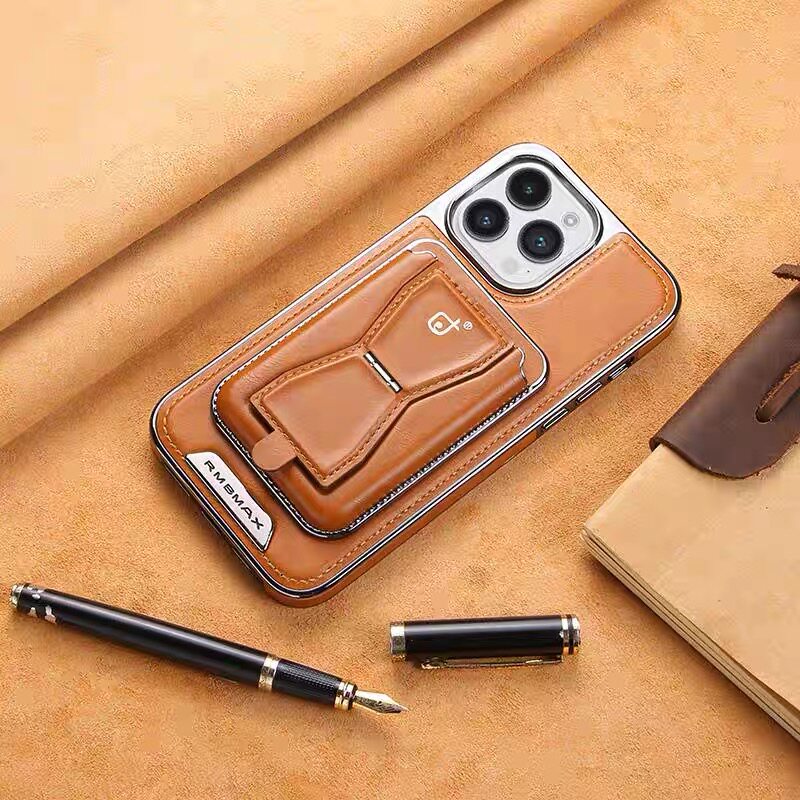 Leather Phone Case With Card Holder For iPhone  | PE260084 PADUCASE