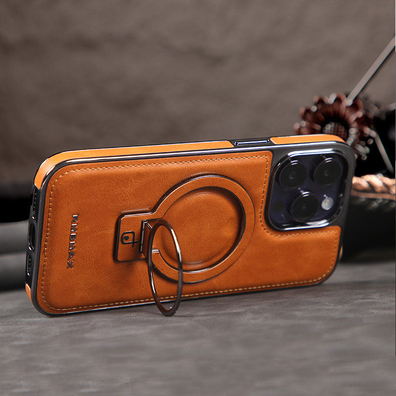 Magsafe Phone Case With Stand For iPhone Brown | PE260078 PADUCASE
