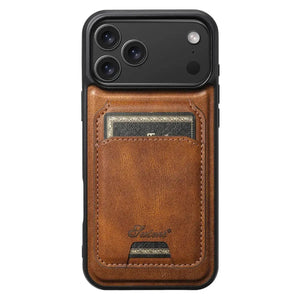 Premium Leather MagSafe Case with Detachable Magnetic Wallet Card Slot - Runycase