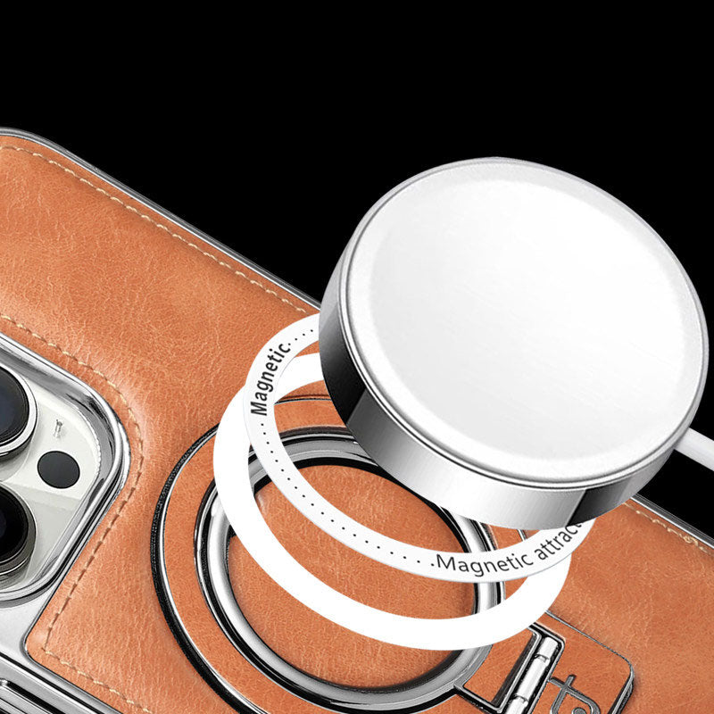 Magsafe Phone Case With Stand For iPhone Brown | PE260078 PADUCASE