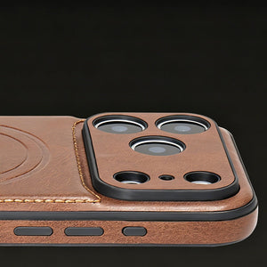 Leather Magsafe iPhone Case For iPhone 17 Series Coffee | PE260082 PADUCASE