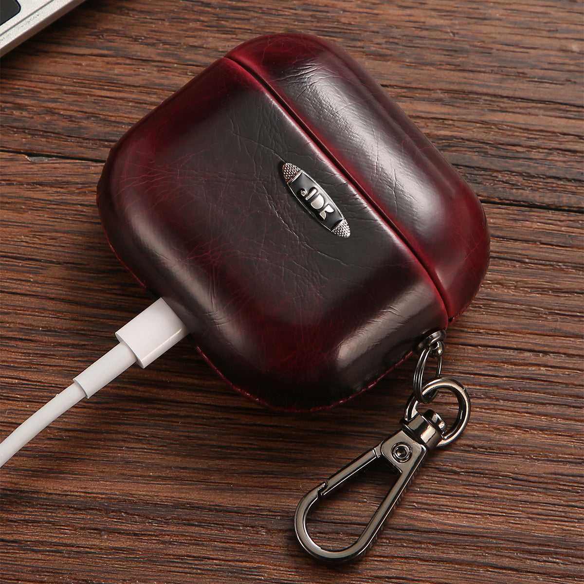 Leather Airpods Cases Red | PE260086 PADUCASE