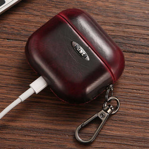 Leather Airpods Cases Red | PE260086 PADUCASE