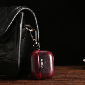 Leather Airpods Cases Red | PE260086 PADUCASE