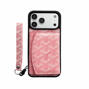 GD iPhone With Leather Case - Magnetic wallet and lanyard (White) | PE260088 PADUCASE