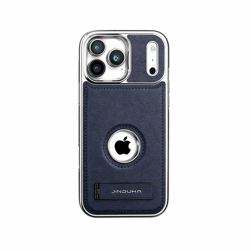 Learther iPhone Case With Stand For iPhone 17 Series Black | PE260081 PADUCASE