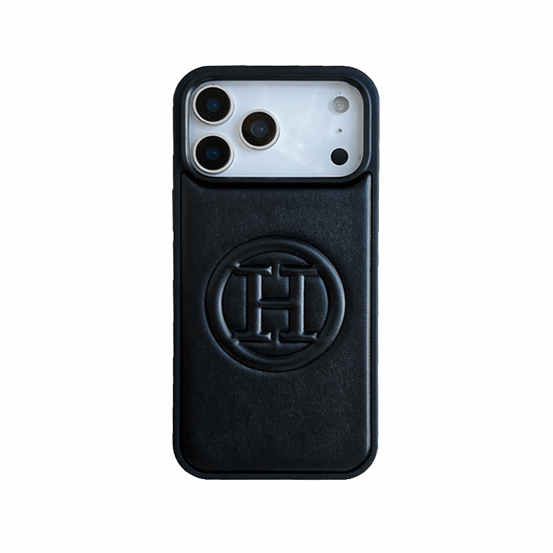 Leather H Phone Case For iPhone Orange | PE2600107