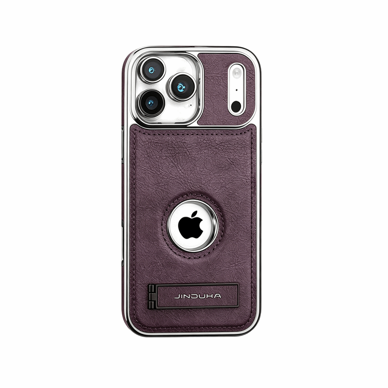 Learther iPhone Case With Stand For iPhone 17 Series Black | PE260081 PADUCASE