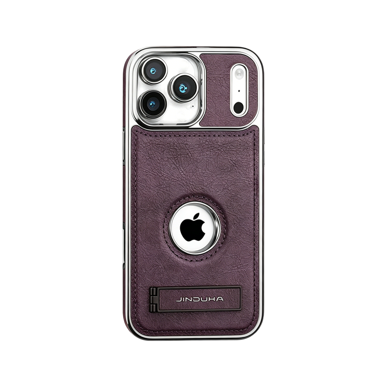 Learther iPhone Case With Stand For iPhone 17 Series Black | PE260081 PADUCASE