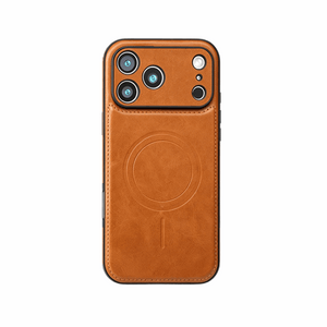 Leather Magsafe iPhone Case For iPhone 17 Series Coffee | PE260082 PADUCASE