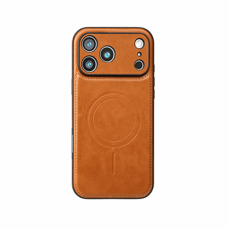 Leather Magsafe iPhone Case For iPhone 17 Series Coffee | PE260082 PADUCASE