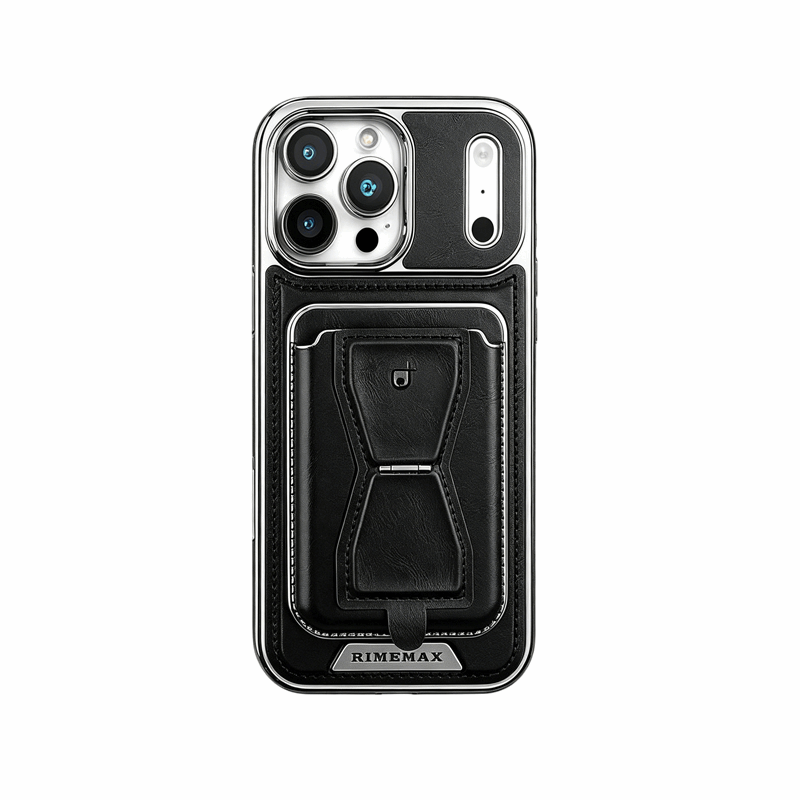 Leather iPhone Case With Magnetic Card Holder  | PE260083 PADUCASE