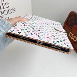 Stylish Leather Monogram  iPad Case Small Printing-RCLV117 - Runycase