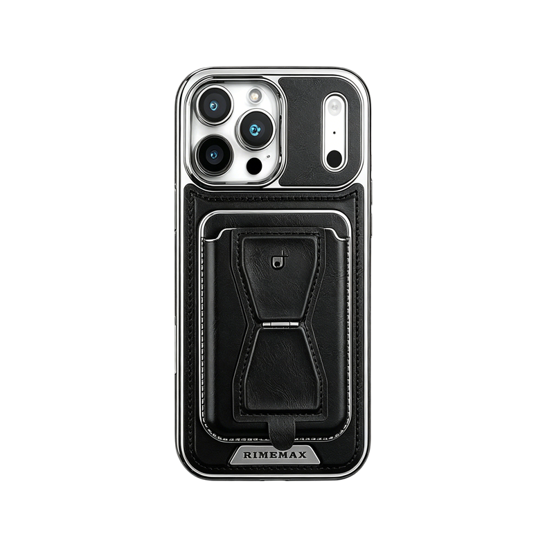 Leather iPhone Case With Magnetic Card Holder  | PE260083 PADUCASE