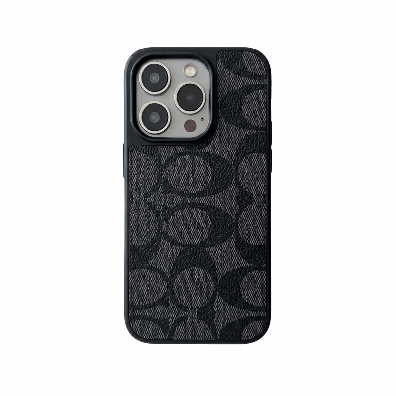 Leather CH Phone Case For iPhone Coffee | PE260098