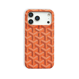 Leather GD iPhone Case - Minimal & Functional Design (Orange) | PE260087 PADUCASE