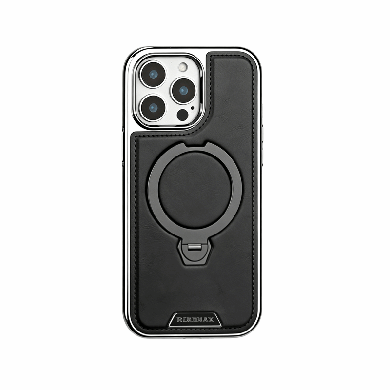Magsafe iPhone Case With Stand Leather Style Coffee | PE260085 PADUCASE