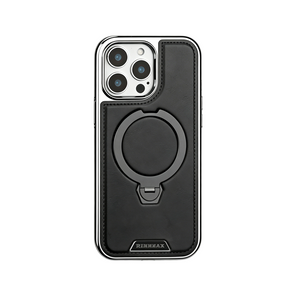Magsafe iPhone Case With Stand Leather Style Coffee | PE260085 PADUCASE